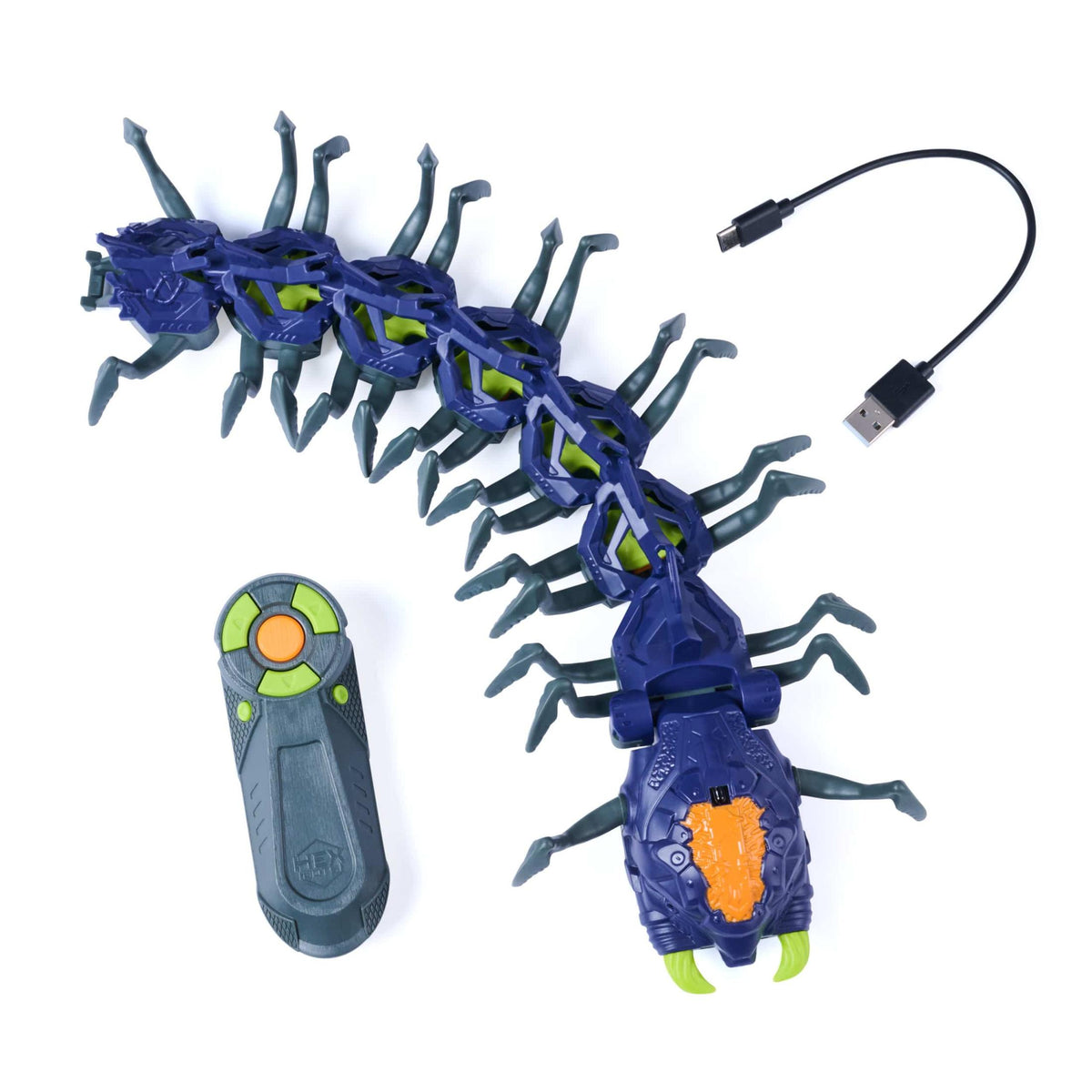 HEX BOTS Explodapede Remote Control Exploding Centipede 681147125285