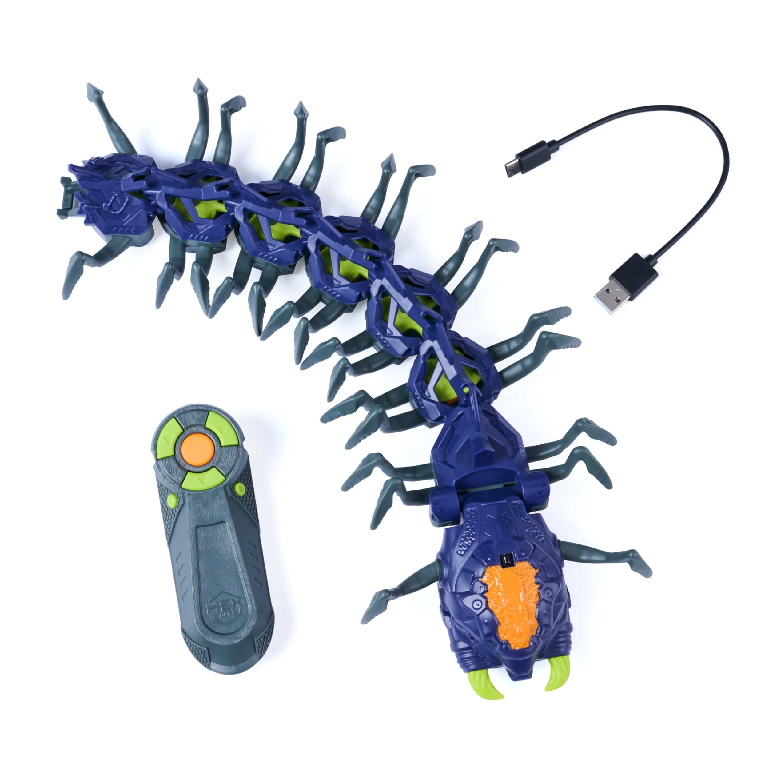 HEX BOTS Explodapede Remote Control Exploding Centipede 681147125285