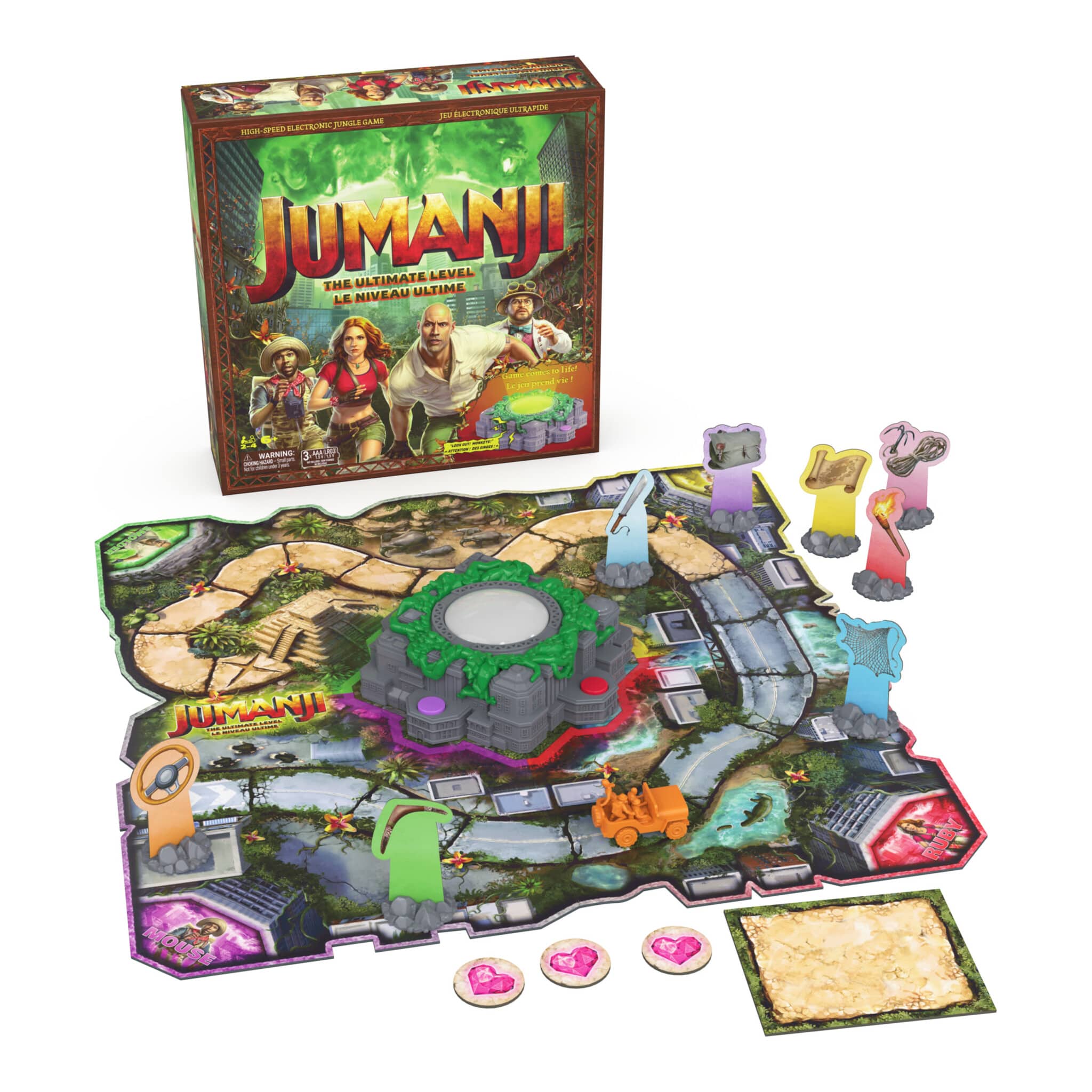 Jumanji: The Ultimate Level Electronic Board Game 681147126596
