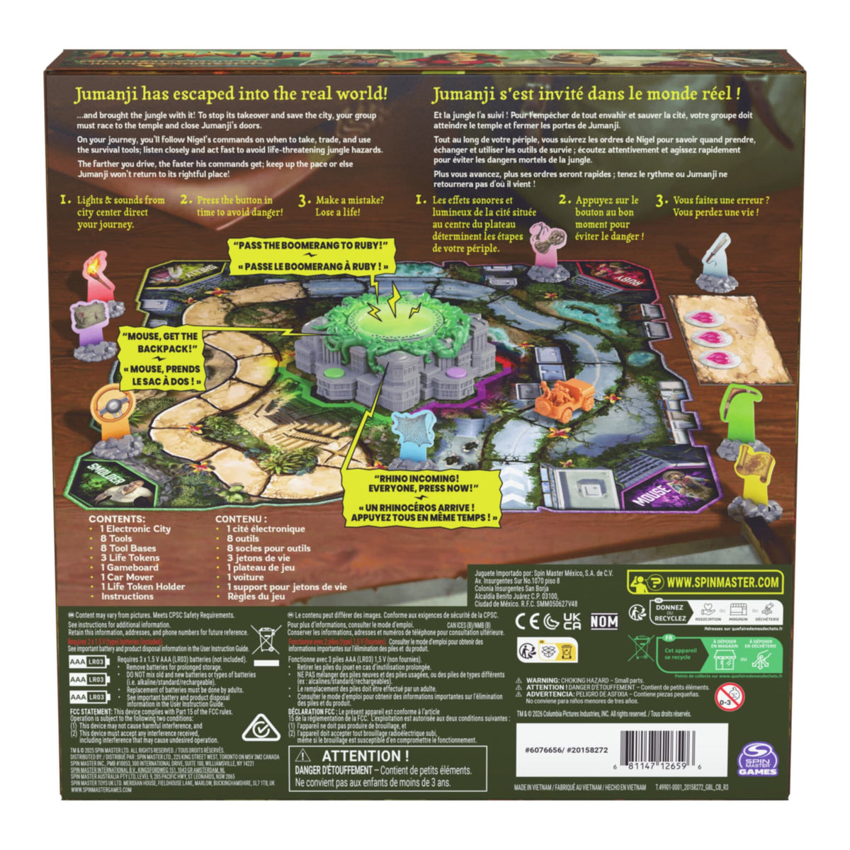 Jumanji: The Ultimate Level Electronic Board Game 681147126596
