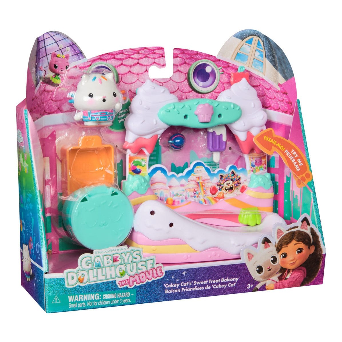 Kinetic Sand Gabby's Dollhouse Movie Balcony Playset