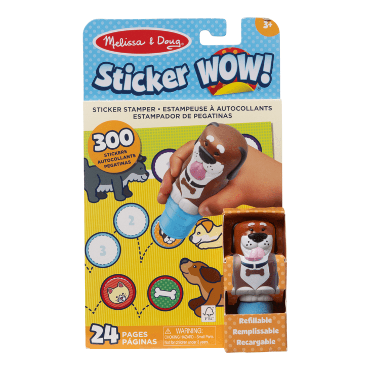 Melissa And Doug Dog Art Pad And Stamp Set For Kids
