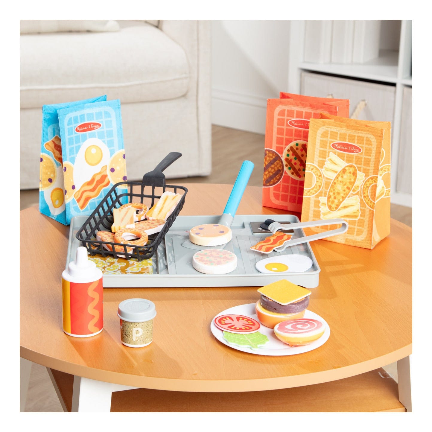 Melissa And Doug Flip N Fry Grill Playset For Kids