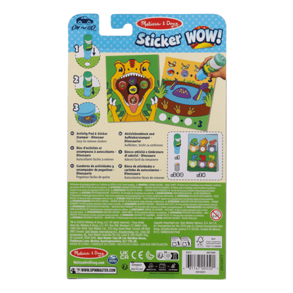 Melissa And Doug Pad And Stamp Dinosaur Craft Set Kit