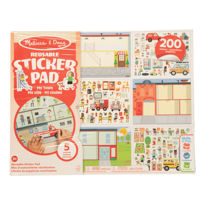 Melissa And Doug Reusable St Pad My Town Craft Set