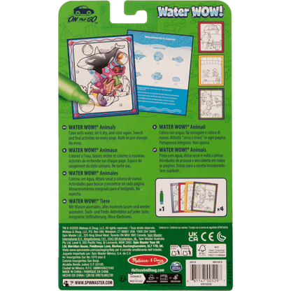 Melissa And Doug Water Wow Animals Colouring Book Deluxe