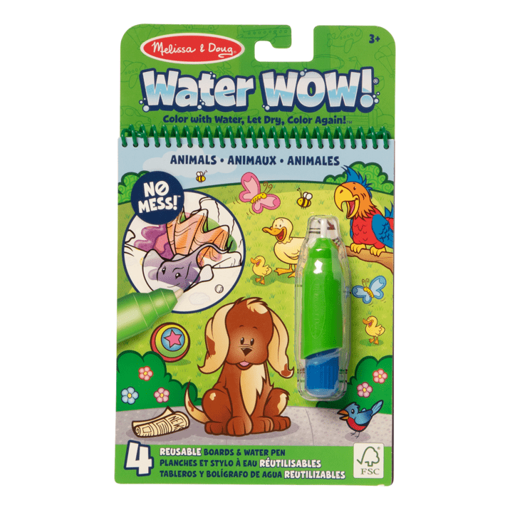 Melissa And Doug Water Wow Animals Colouring Book Deluxe
