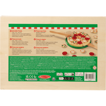 Melissa And Doug Wooden Pizza Party Playset For Kids