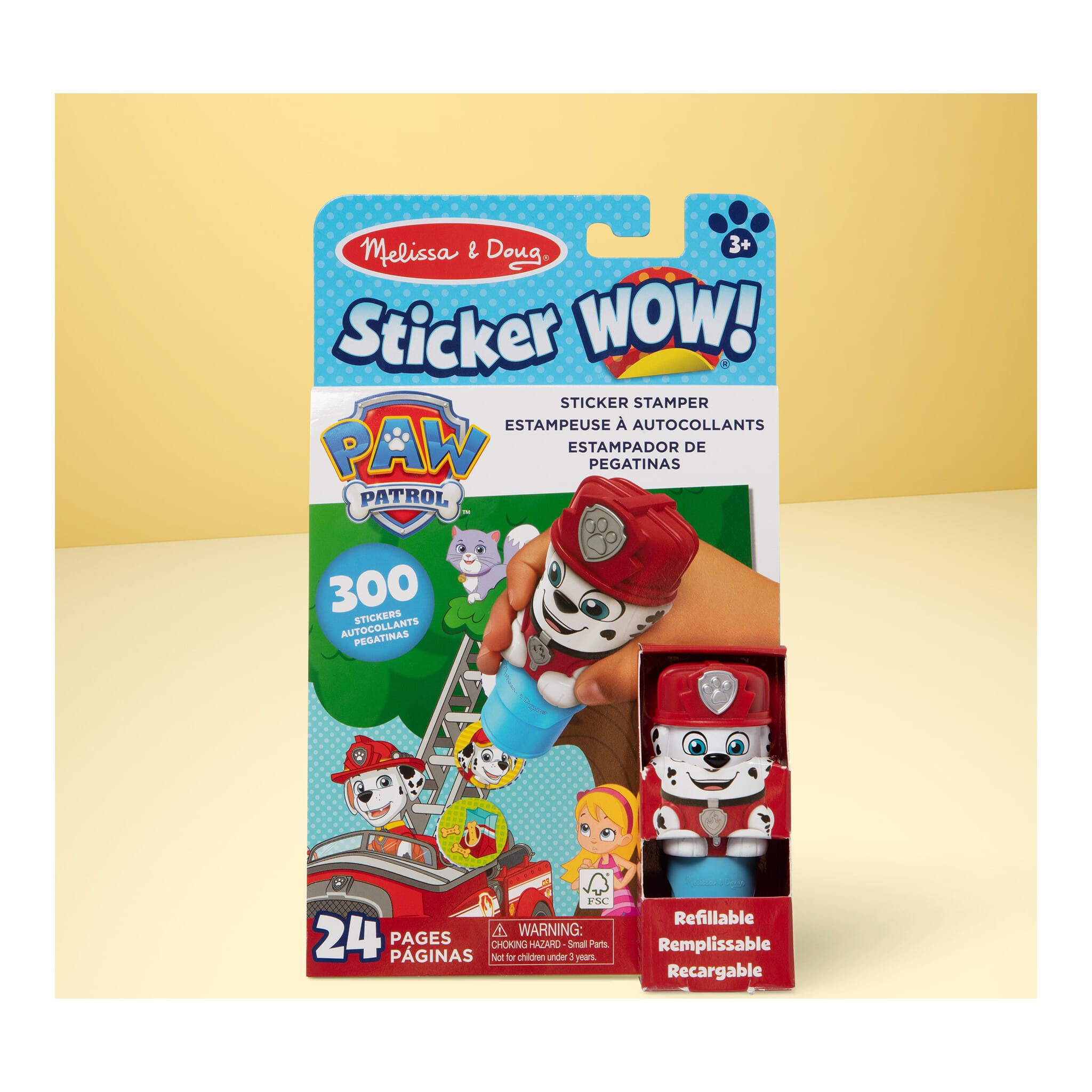 Melissa & Doug Sticker WOW! PAW Patrol Marshall Activity Pad & Sticker Stamper 681147137622