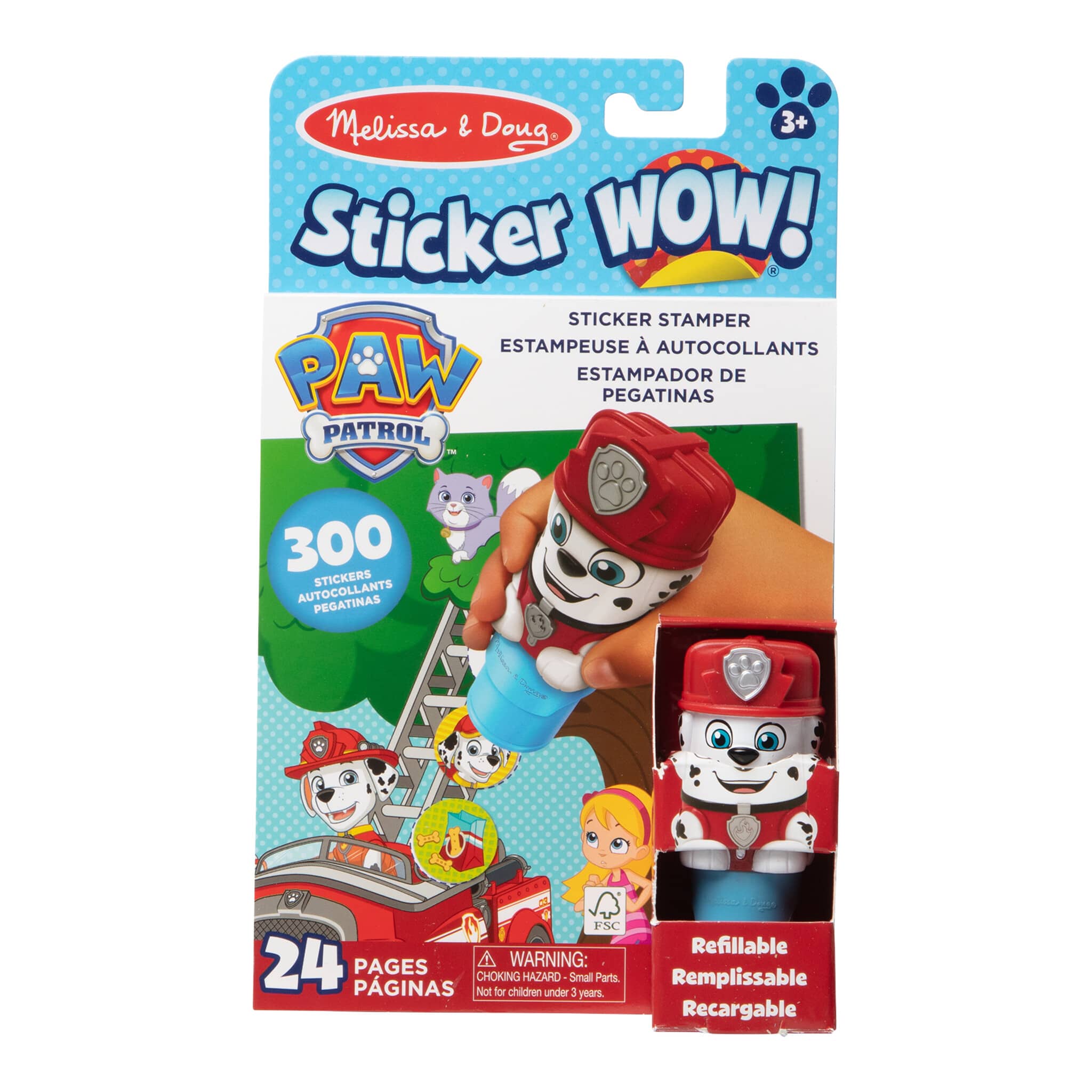 Melissa & Doug Sticker WOW! PAW Patrol Marshall Activity Pad & Sticker Stamper 681147137622
