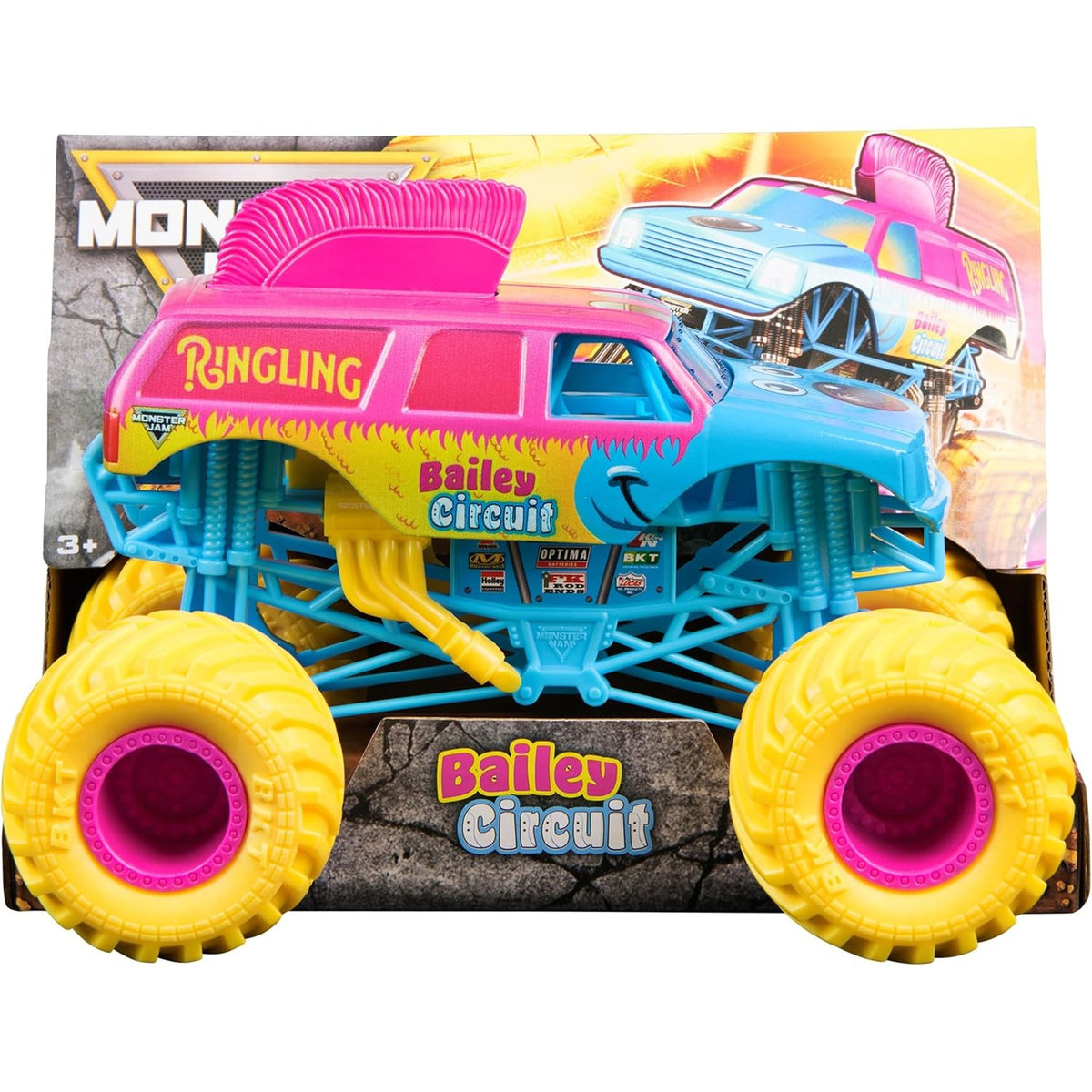 Monster Jam – 1:24 Die-Cast Bailey Circuit Monster Truck 778988141137