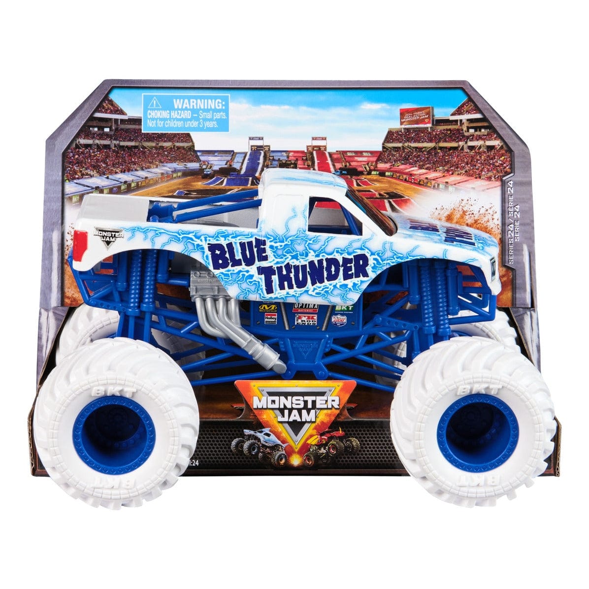 Monster Jam – 1:24 Die-Cast Blue Thunder Truck 681147087996