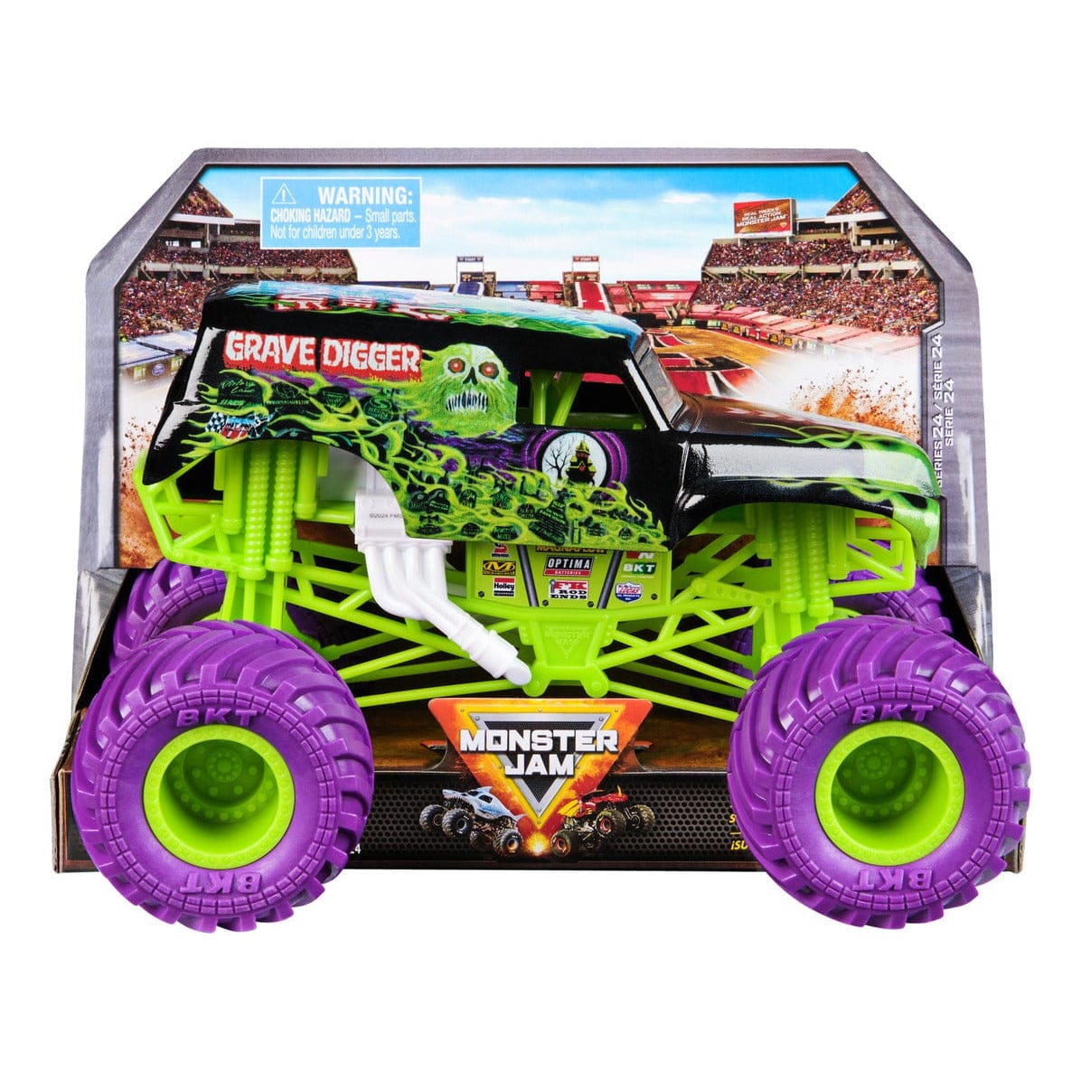 Monster Jam – 1:24 Die Cast Grave Digger Truck 681147088009