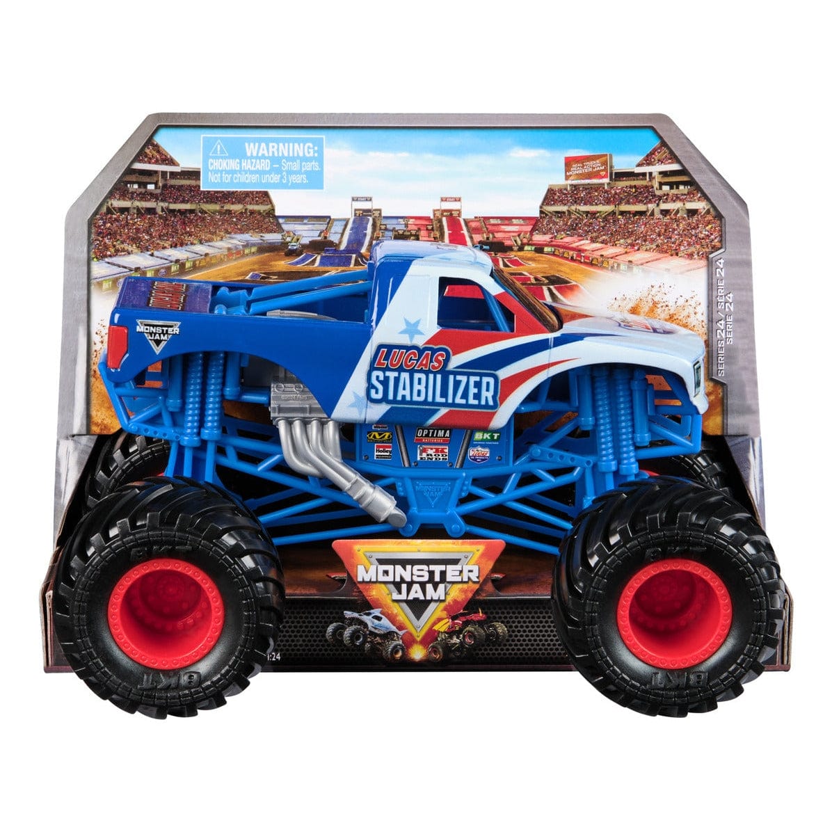 Monster Jam – 1:24 Die Cast Stabilizer Pick Up Truck 681147088023