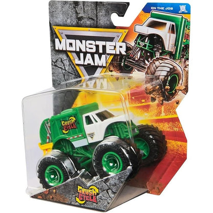 Monster Jam - 1:64 Diecast Truck - Series 42 - On The Job - Crush Cycle 778988553480