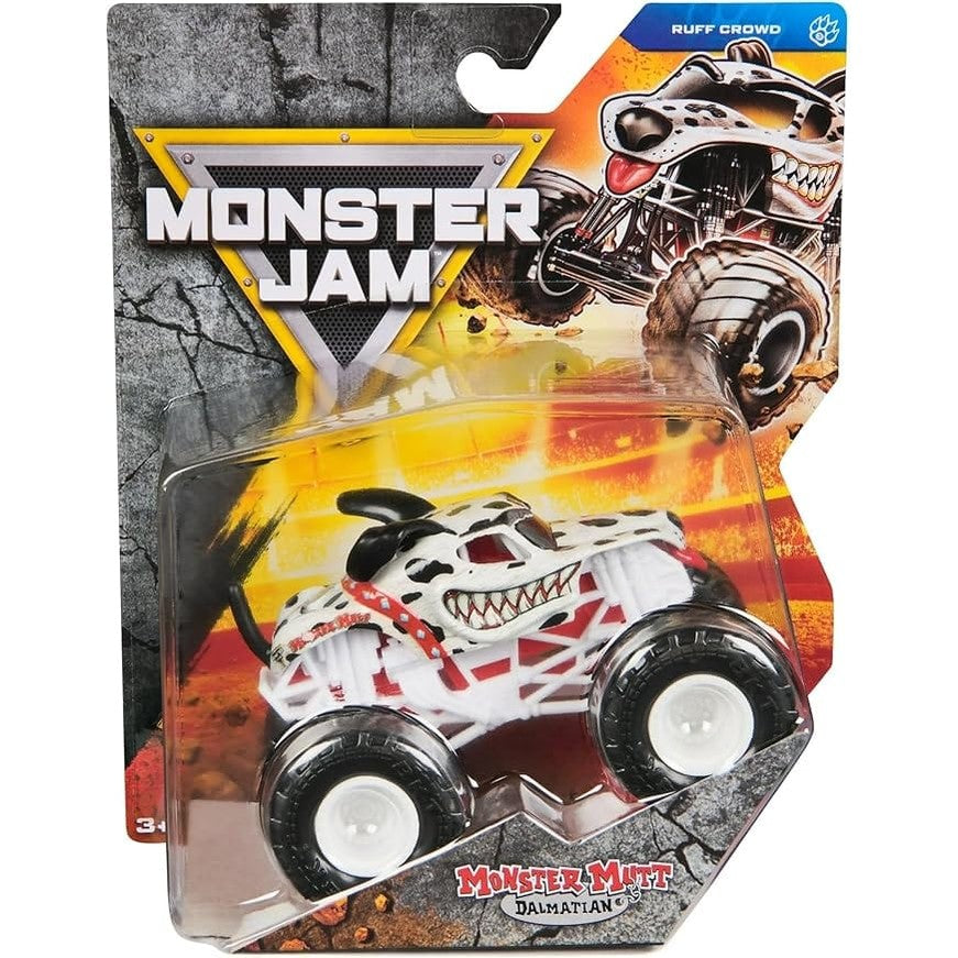 Monster Jam - 1:64 Diecast Truck - Series 42 - Ruff Crowd - Monster Mutt Dalmatian 778988553480