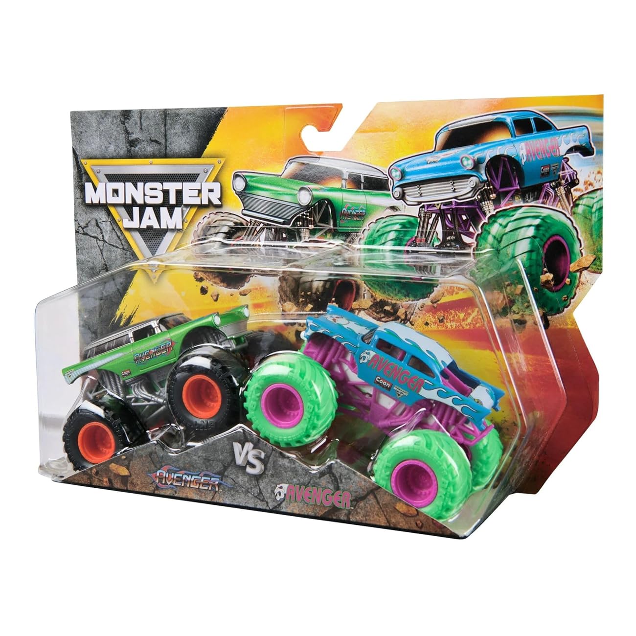 Monster Jam - 1:64 Series 33 - Avenger Vs Avenger 778988380574