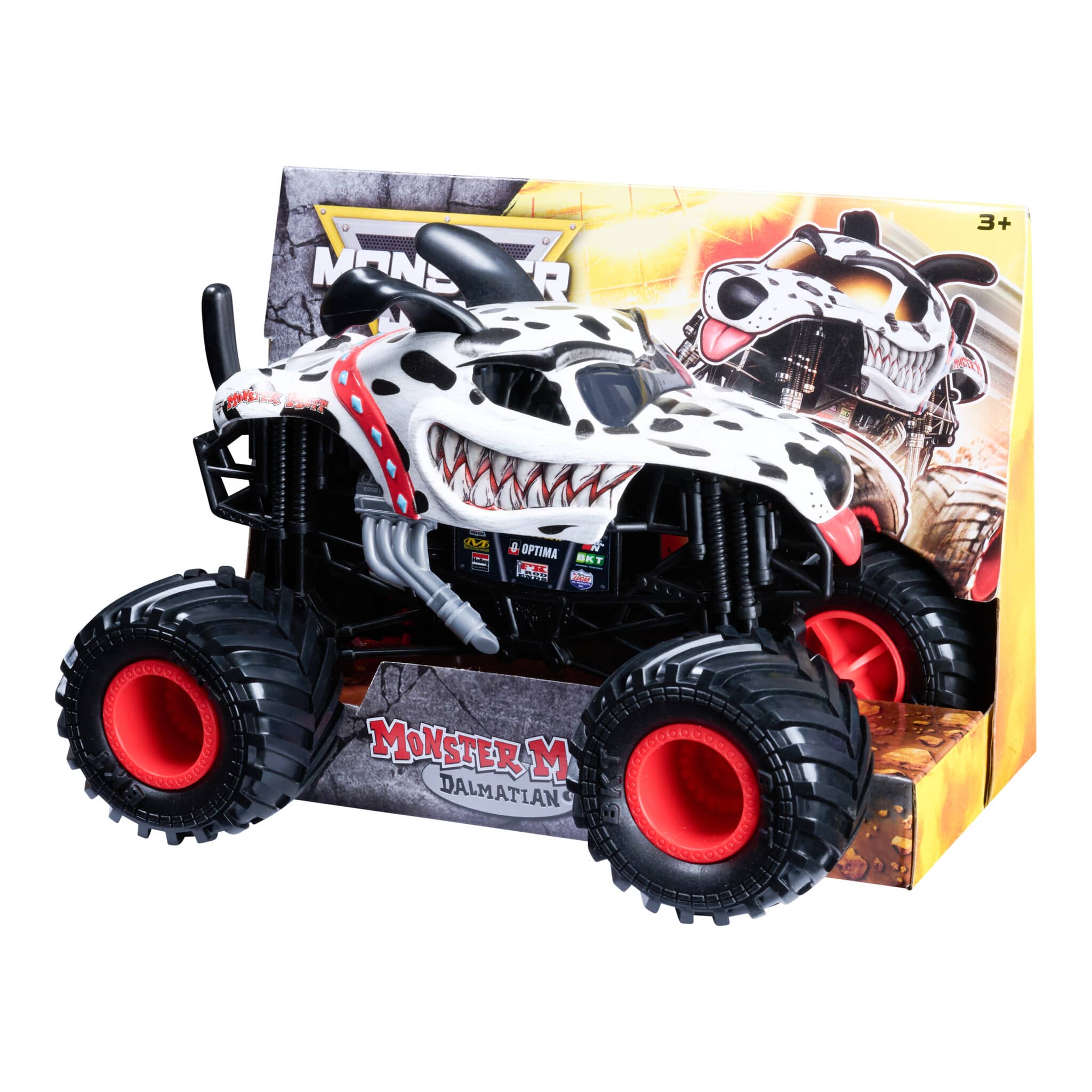 Monster Jam Monster Mutt Dalmatian 1:24 Die-Cast Monster Truck