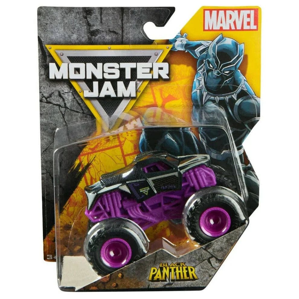 Monster Jam - Official Marvel Series 4 Die-Cast 1:64 - Black Panther 681147014763