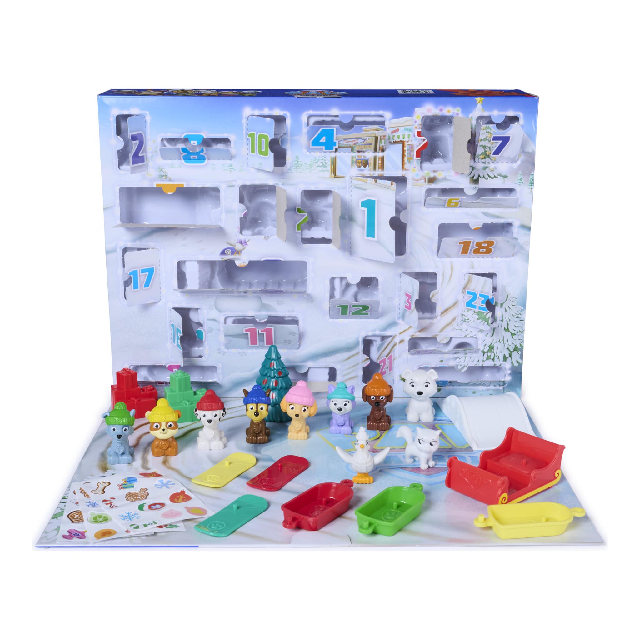 PAW Patrol Advent Calendar with 24 Toy Surprises