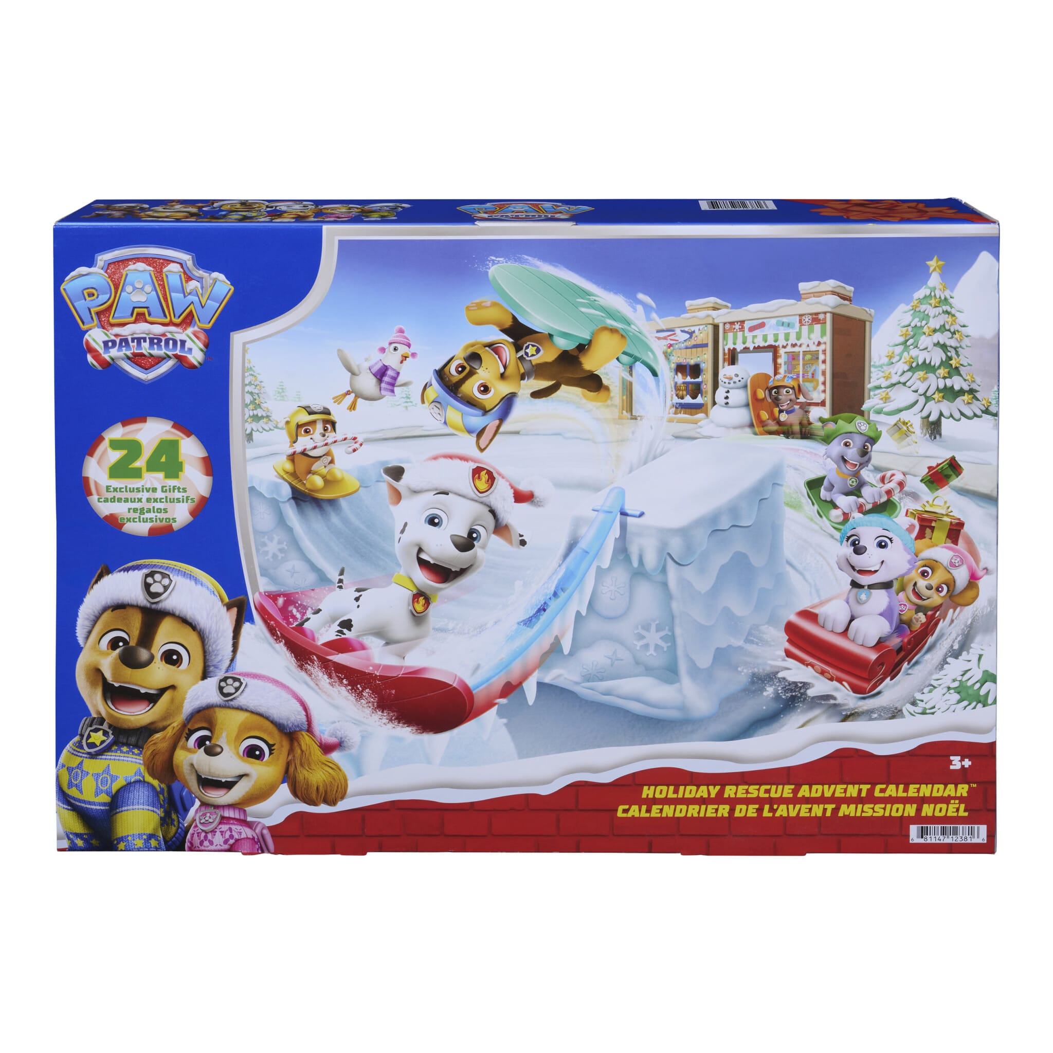 PAW Patrol Advent Calendar with 24 Toy Surprises