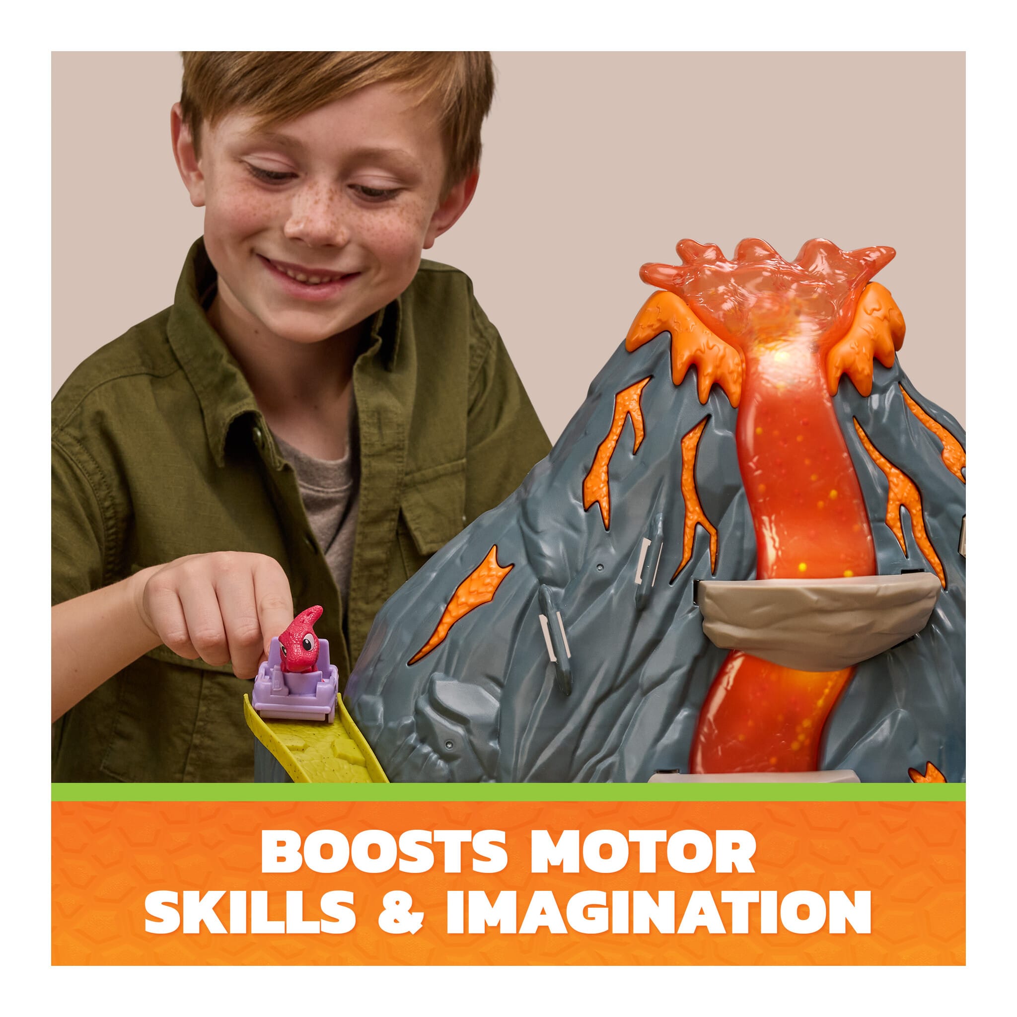 PAW Patrol The Dino Movie Super Lava Blast Volcano Playset 681147120419