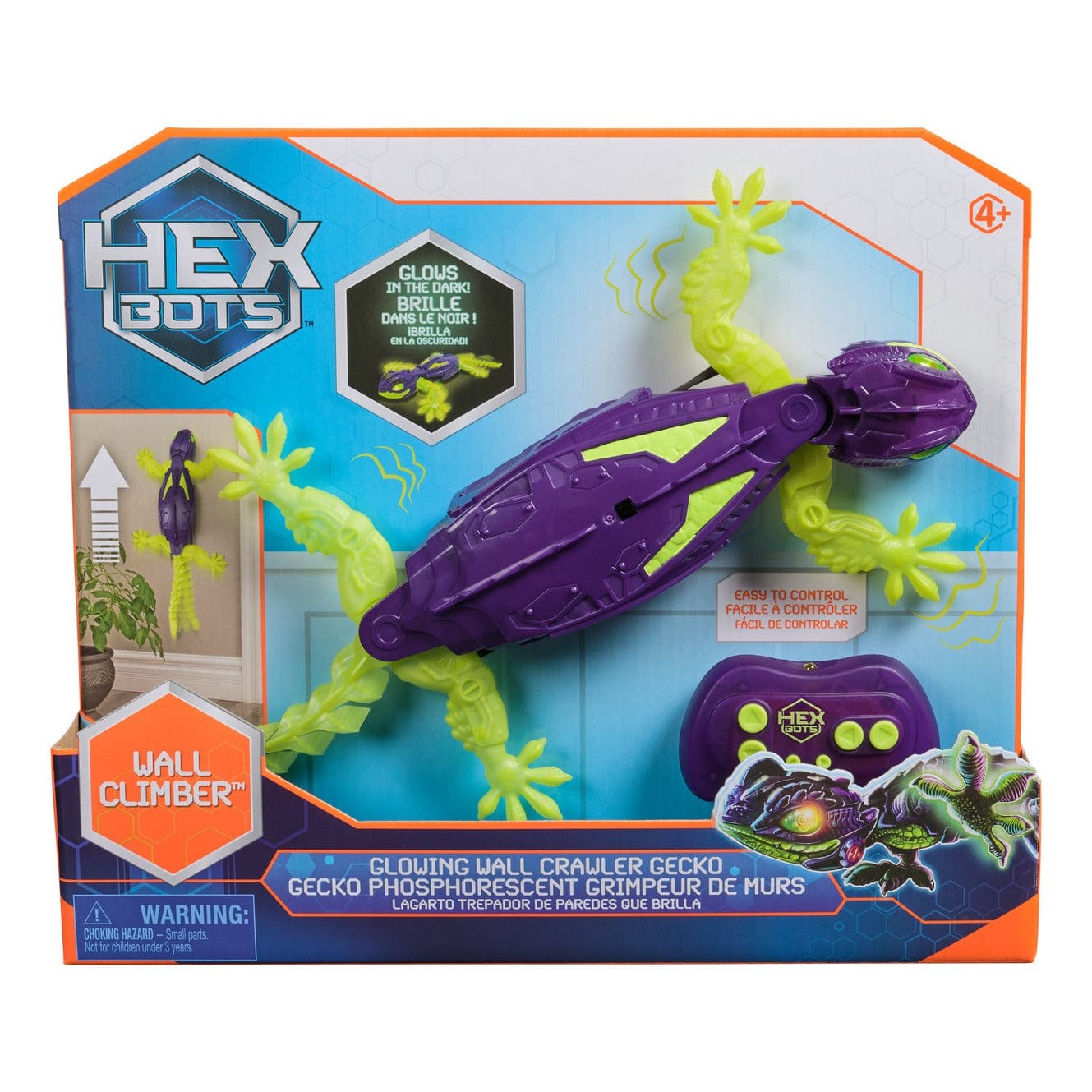 Smart Gecko Glow in the Dark Toy for Kids Nighttime Fun