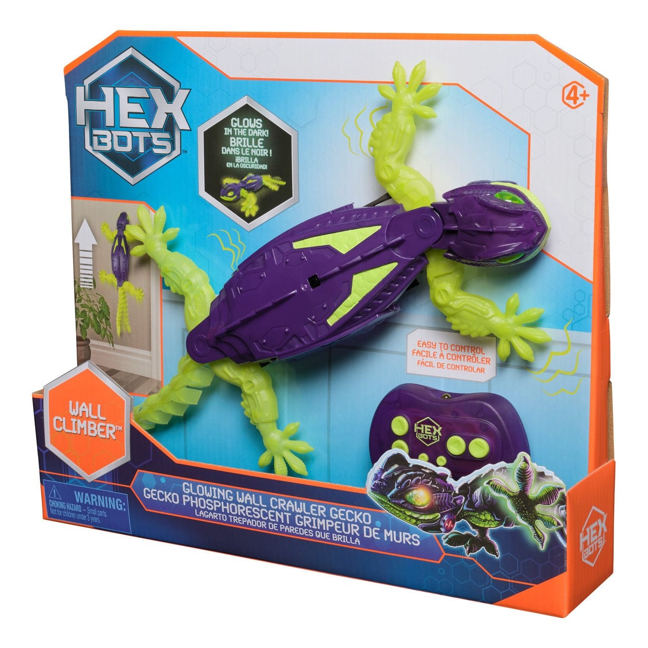 Smart Gecko Glow in the Dark Toy for Kids Nighttime Fun
