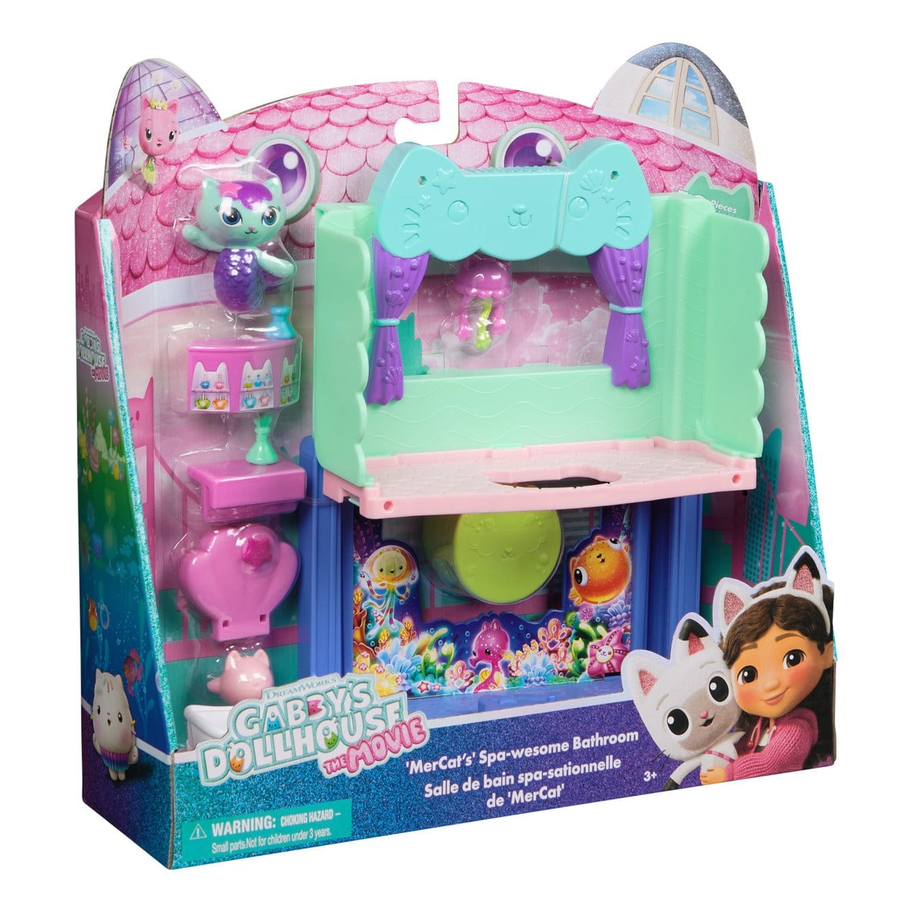 Spin Master Gabby Dollhouse Movie Portal Room Playset