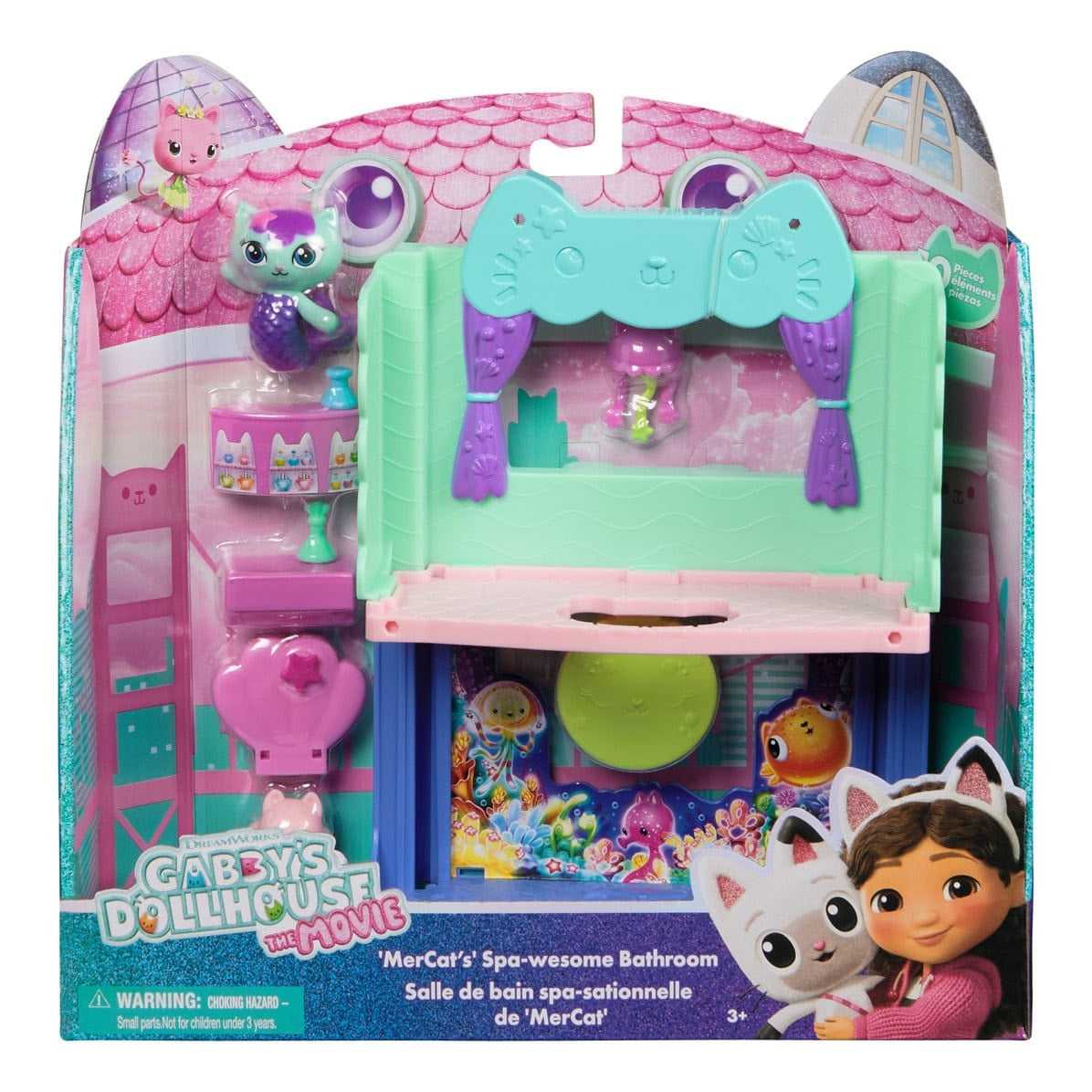 Spin Master Gabby Dollhouse Movie Portal Room Playset