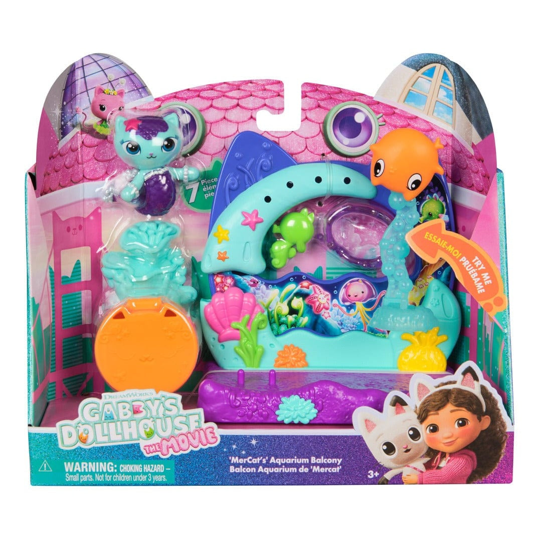 Spin Master Gabby's Dollhouse Balcony Pack Aquarium Playset