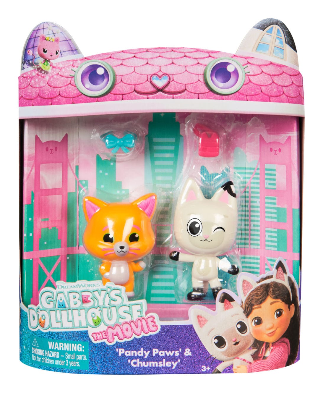 Spin Master Gabby's Dollhouse Cat Francisco Plush 2 Pack