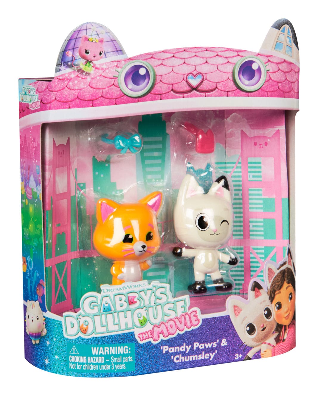 Spin Master Gabby's Dollhouse Cat Francisco Plush 2 Pack