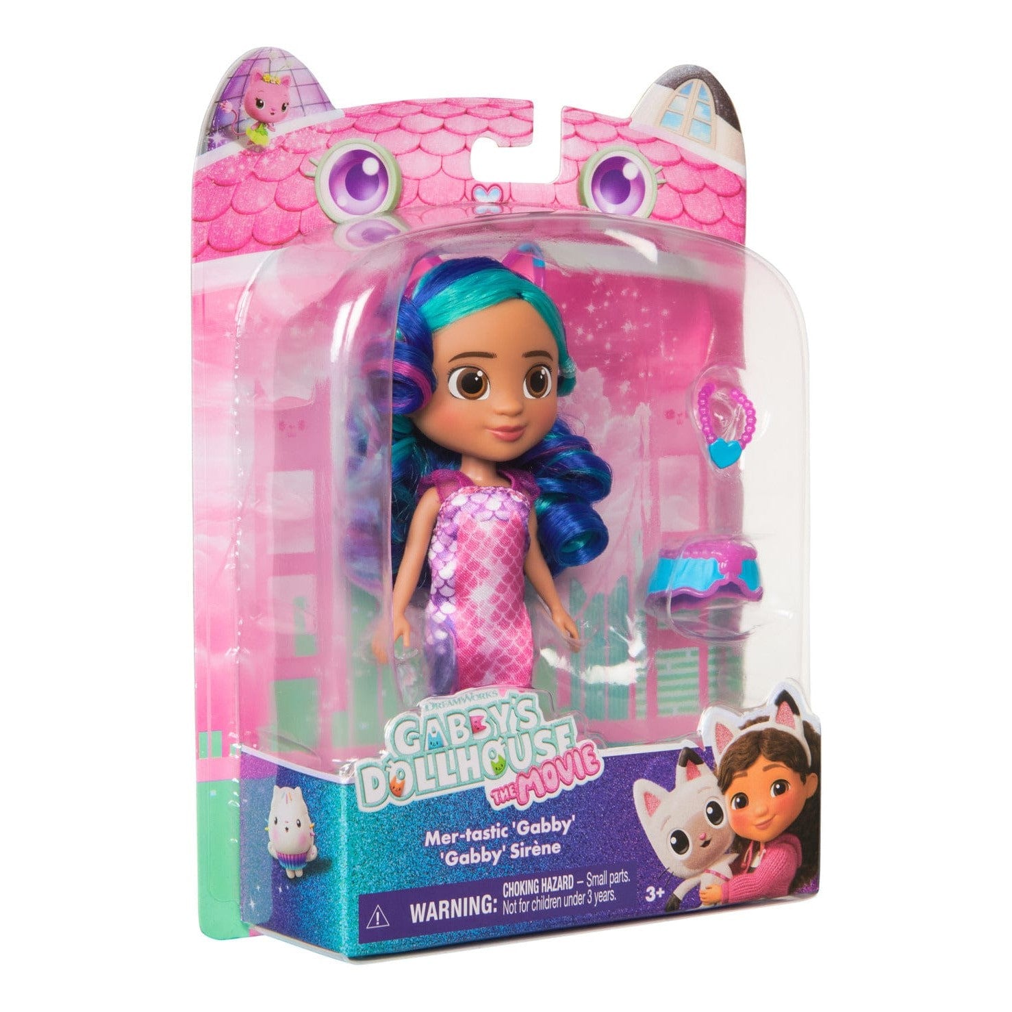Spin Master Gabby's Dollhouse Movie Small Aquarium Playset