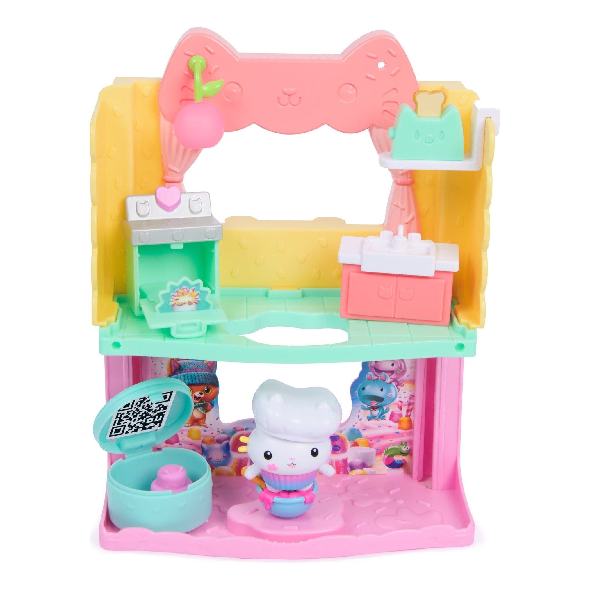 Spin Master Gabby's Dollhouse Portal Room Kitchen Playset