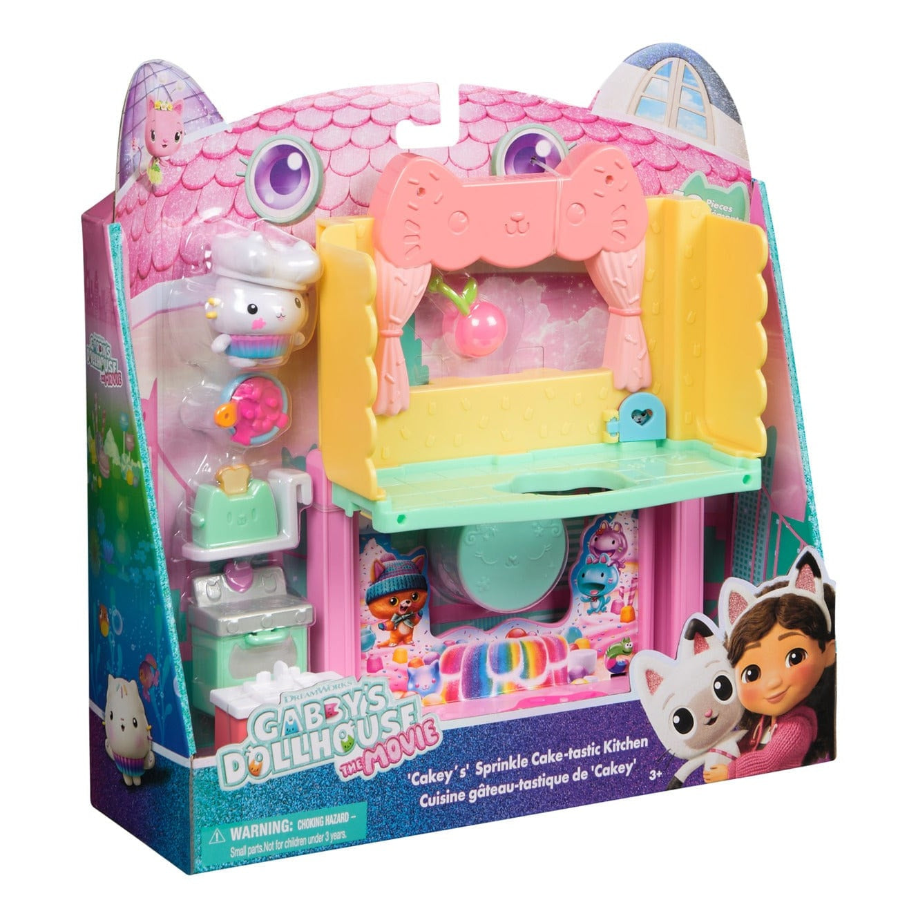 Spin Master Gabby's Dollhouse Portal Room Kitchen Playset