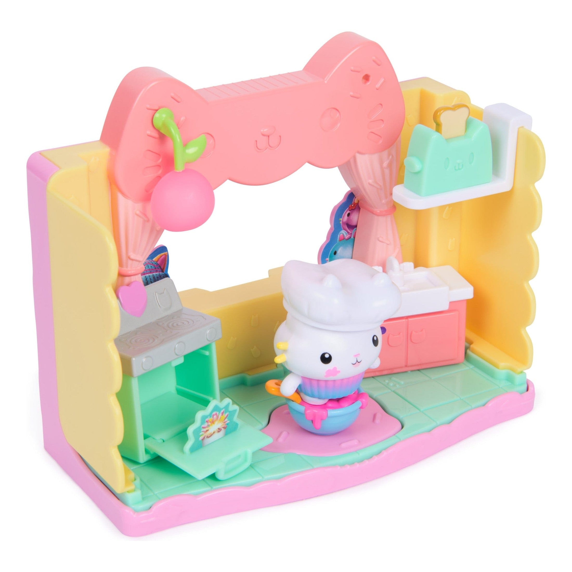 Spin Master Gabby's Dollhouse Portal Room Kitchen Playset