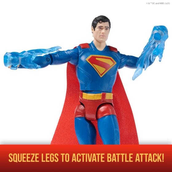 Superman 6" Superman Battle Attack Superman Feature Figure 681147071759