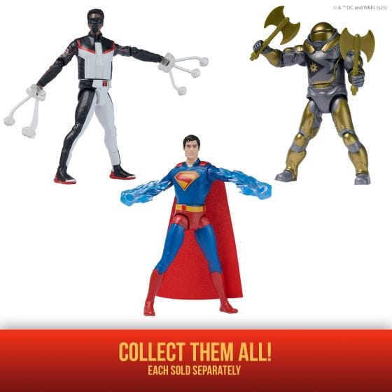 Superman 6" Superman Battle Attack Superman Feature Figure 681147071759