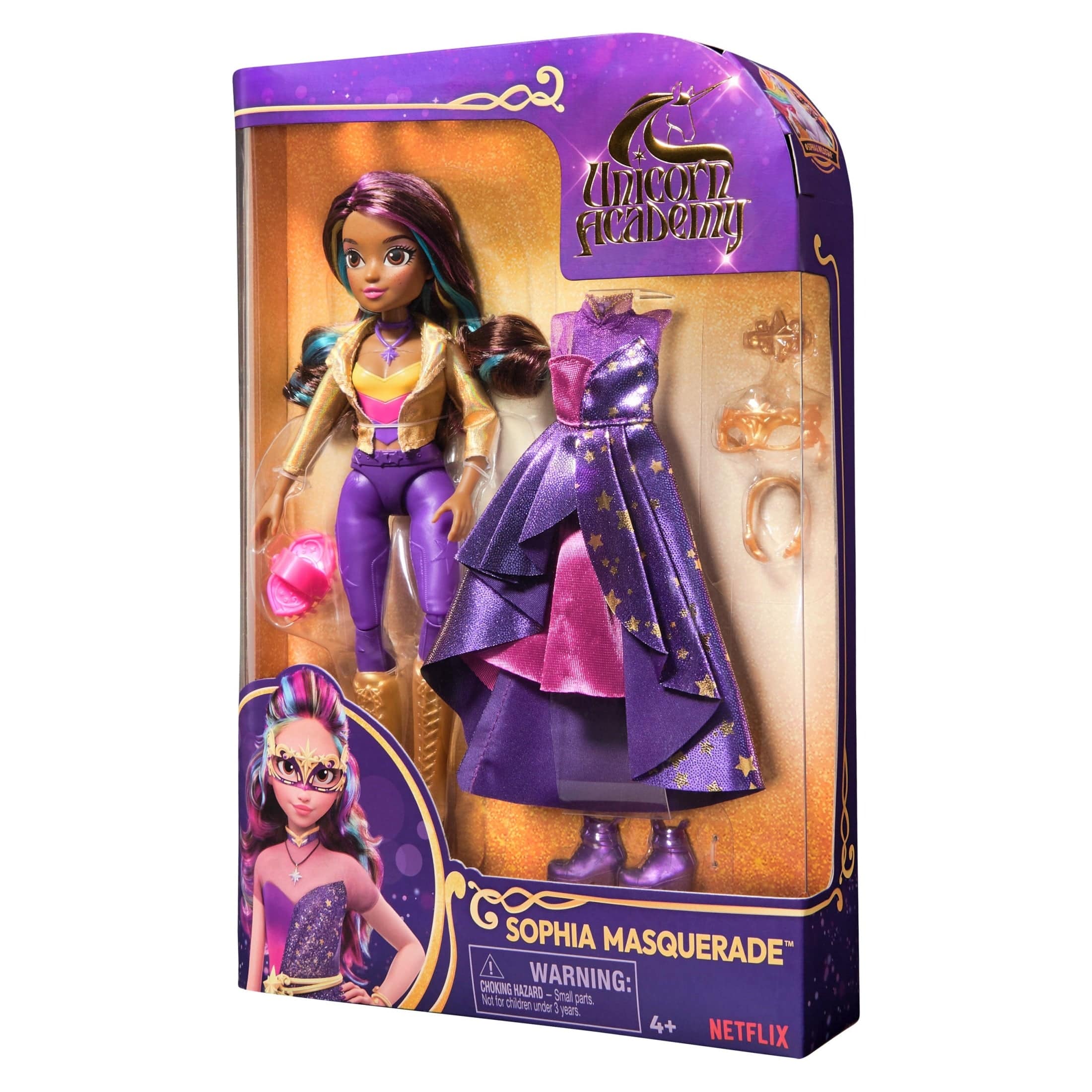 Unicorn Academy Deluxe Sophia Masquerade Doll Playset 778988454688