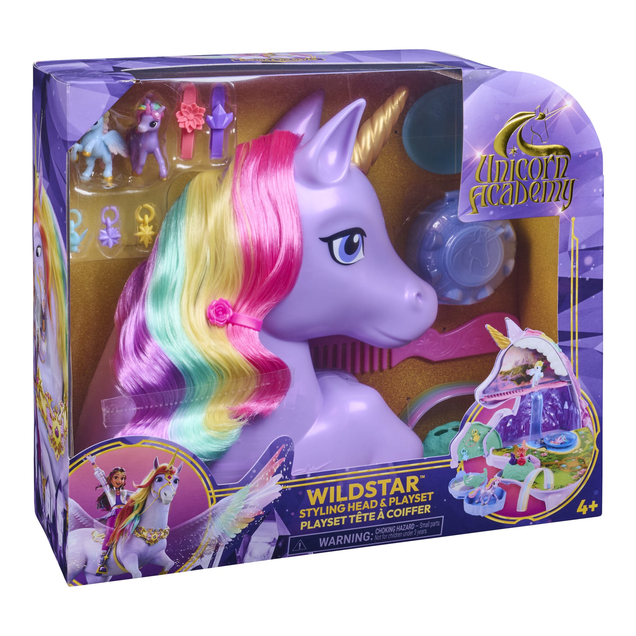 Unicorn Academy Wildstar Styling Head and Playset 681147138797