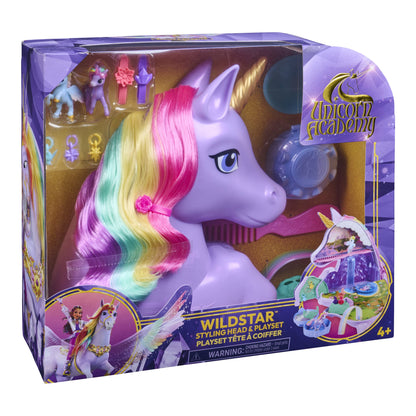 Unicorn Academy Wildstar Styling Head and Playset 681147138797