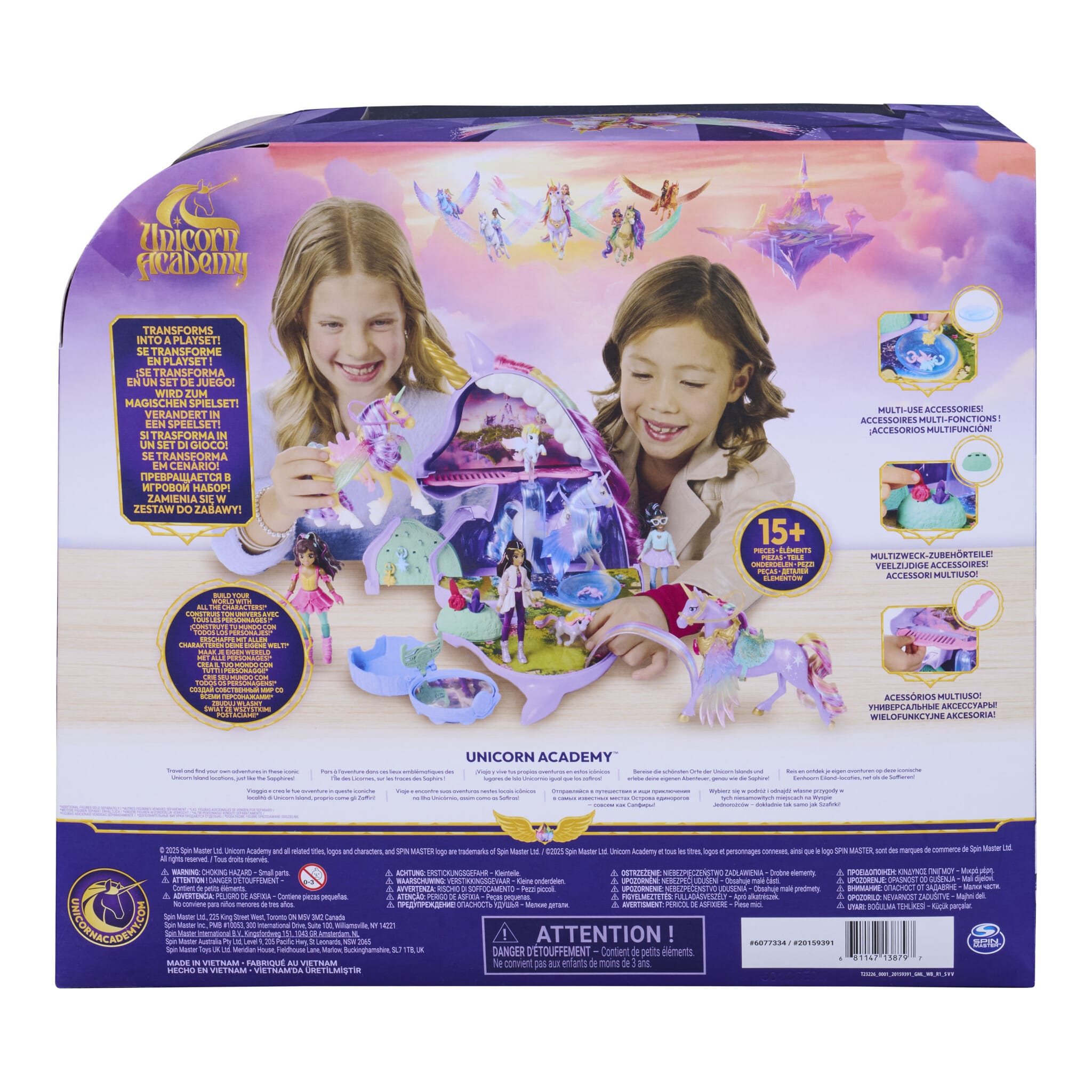 Unicorn Academy Wildstar Styling Head and Playset 681147138797