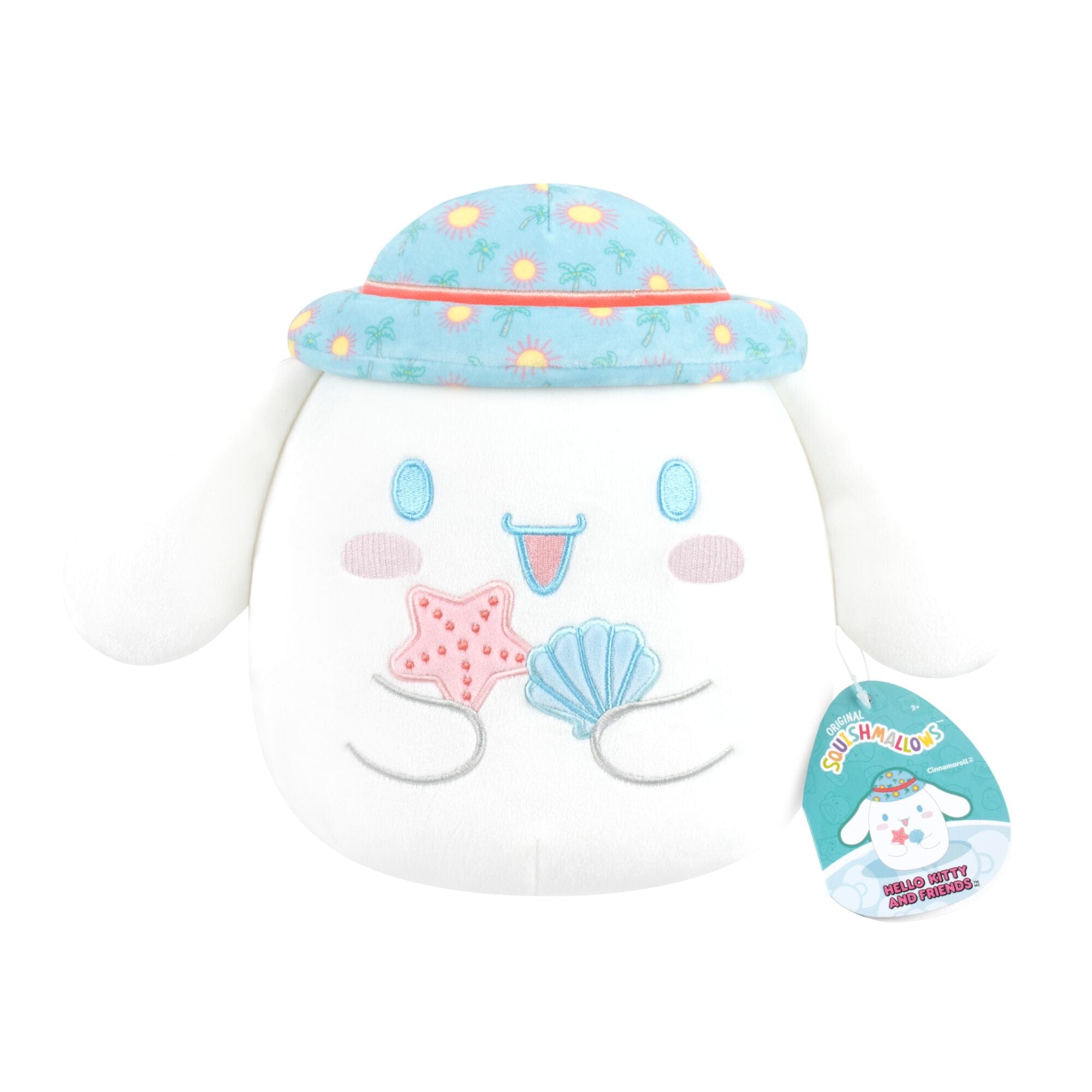 Hello Kitty and Friends Seize the Moment Squishmallow - 8-Inch Cinnamoroll with Hat 191726033264
