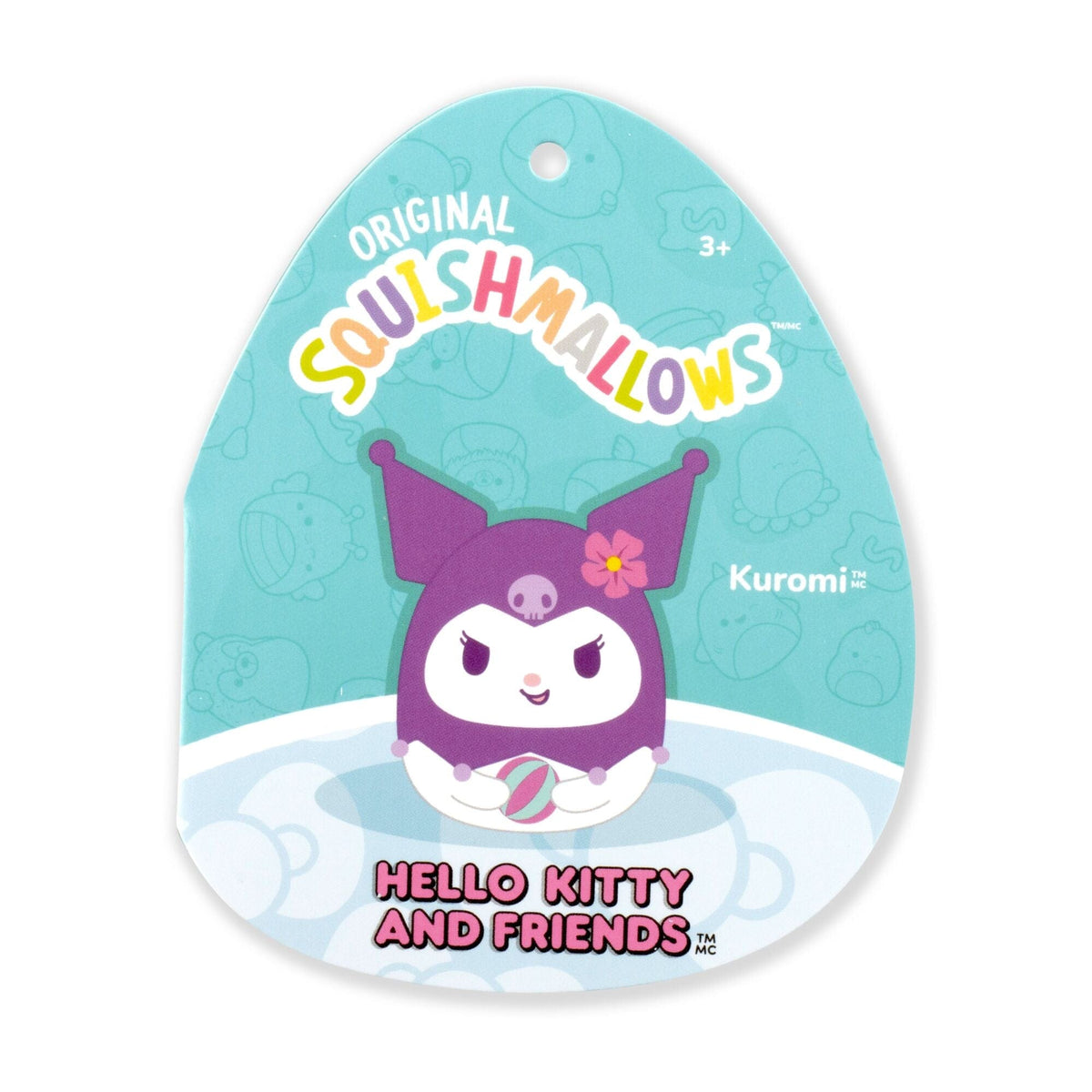 Hello Kitty and Friends Seize the Moment Squishmallow - 8-Inch Kuromi with Beachball 191726033257