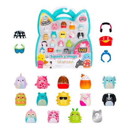 Squish-A-Longs 14 Pack Style 1 W3 191726755265