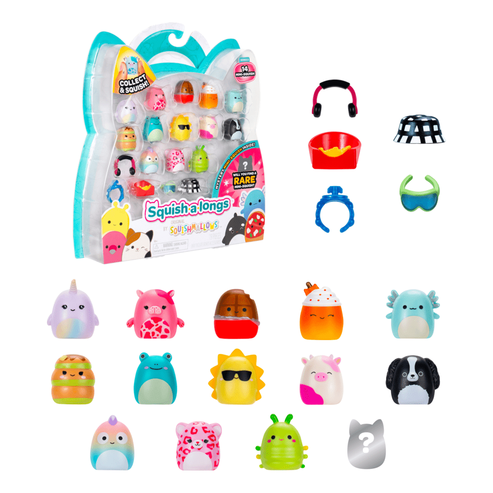 Squish-A-Longs 14 Pack Style 1 W3 191726755265