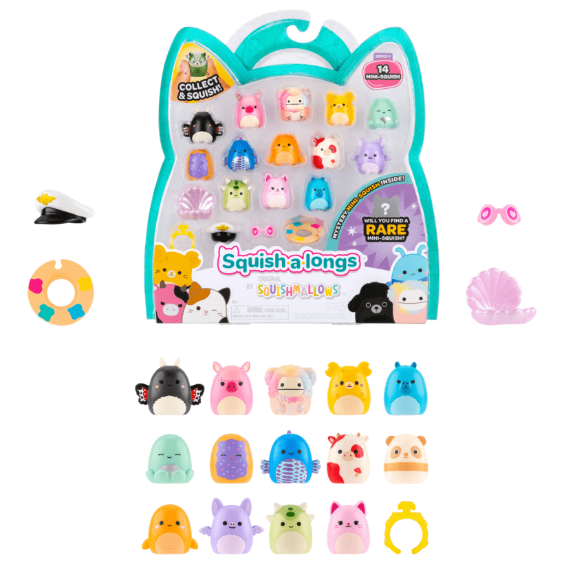 Squish-A-Longs 14 Pack Style 1 W4