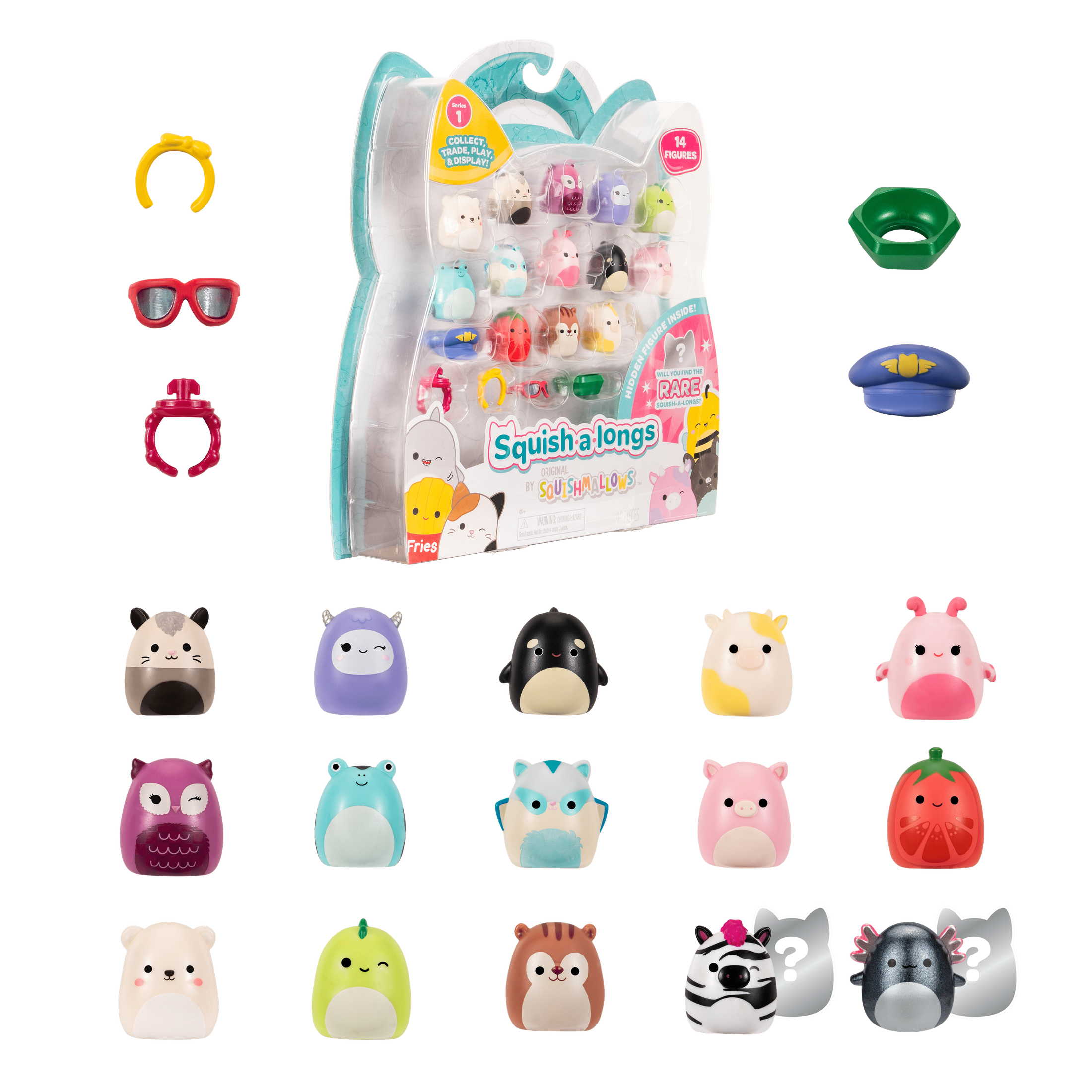 Squish-A-Longs 14 Pack Style 2 W1 191726828716