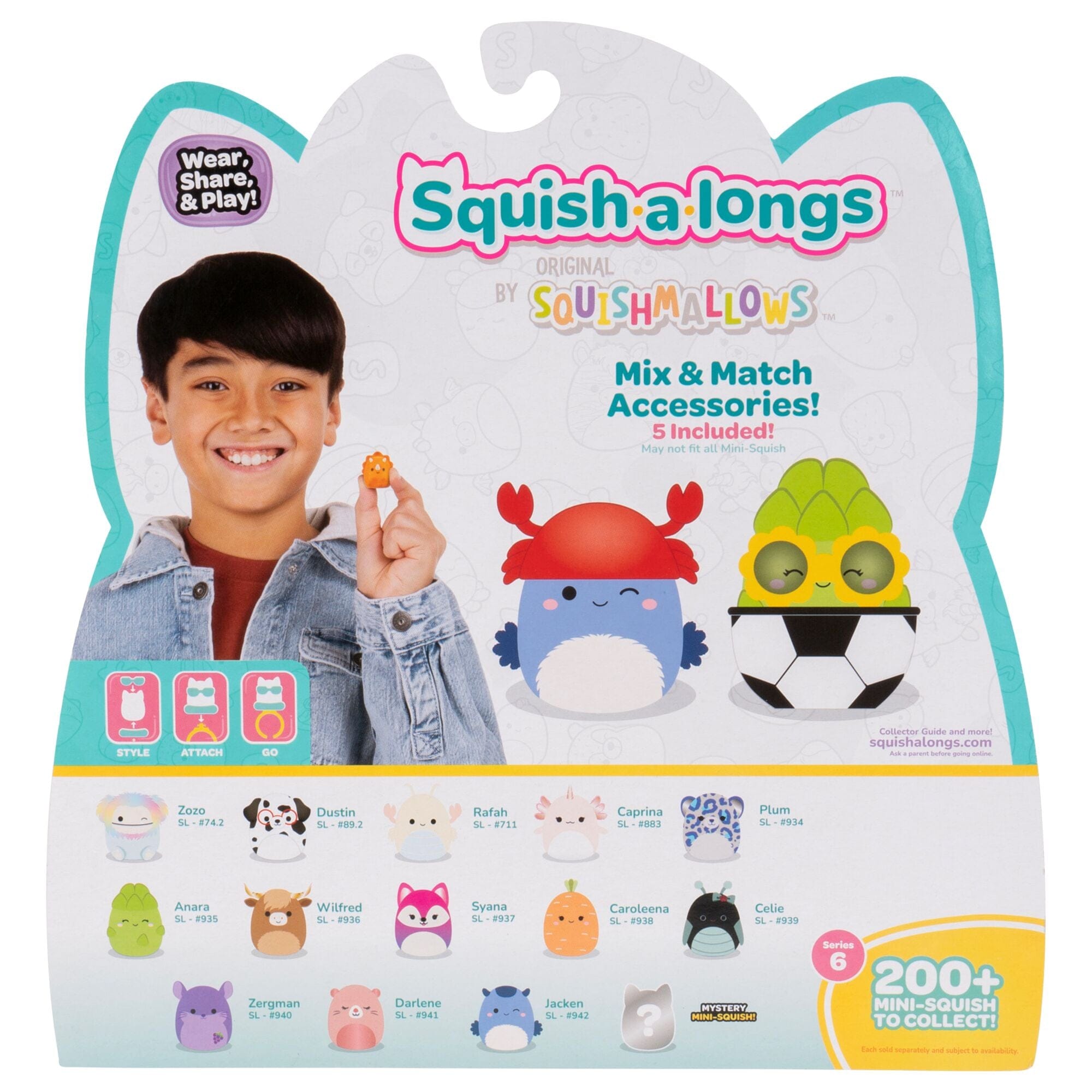 Squish-a-longs - 14 Pack (Style 2) Wave 5